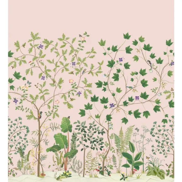 Sanderson - Arboretum - Sycamore & Oak - Wild Rose - Mural - 217213 - Batch AA5