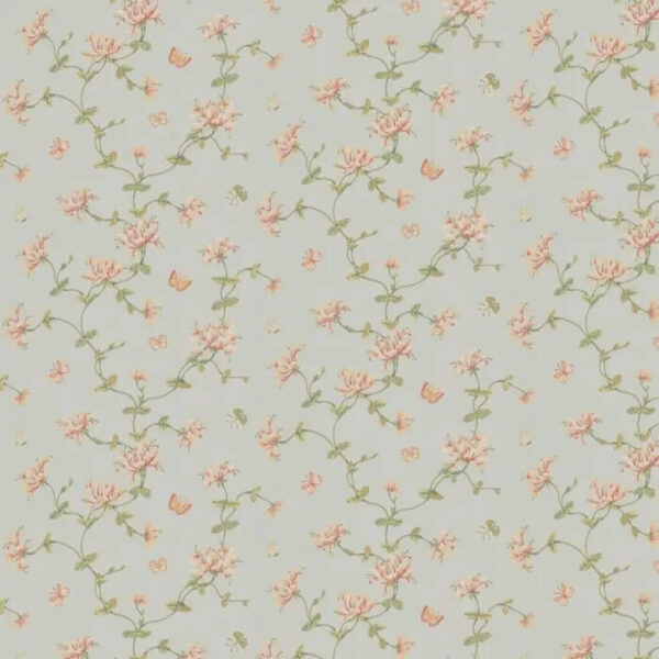 Colefax & Fowler - Jardine Florals - Honeysuckle Garden - Aqua W7002-01-Batch D