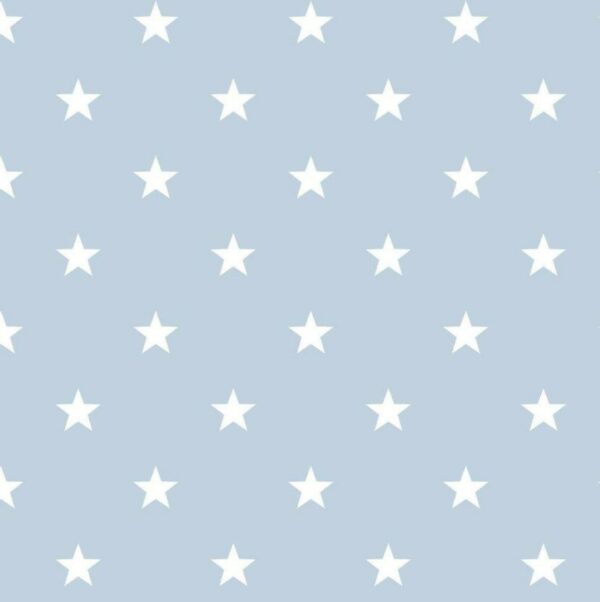 Galerie - Deauville 2 - Sharp Stars - Blue with white stars - G23100 - Batch S