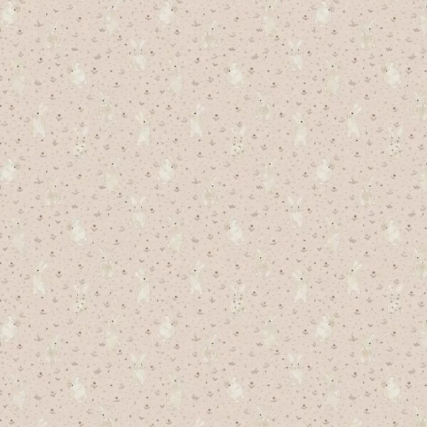 Rebel Walls - Dreamland - Bunny Field - Pink - R18083 - Batch 24.08.05