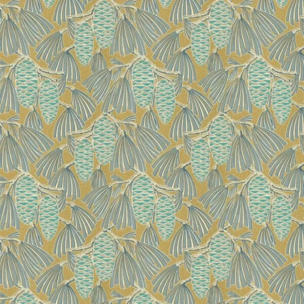 Harlequin - Salinas - Foxley - Kingfisher/Gold - 112127 - Batch AE