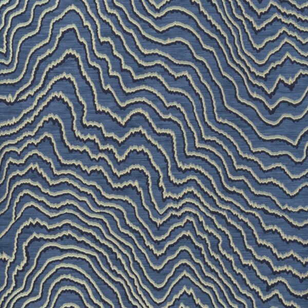 Clarke & Clarke - Colony - Fiji - Indigo - W0082/04 - Batch D