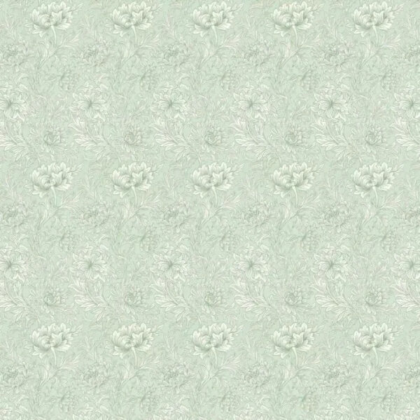 Morris & Co - Simply Morris - Chrysanthemum Toile - Willow - 217069 - Batch AA6
