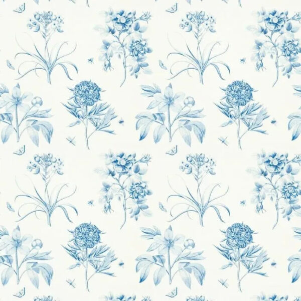 Sanderson - One Sixty - Etchings & Roses - China Blue - 217052 - Batch AA3