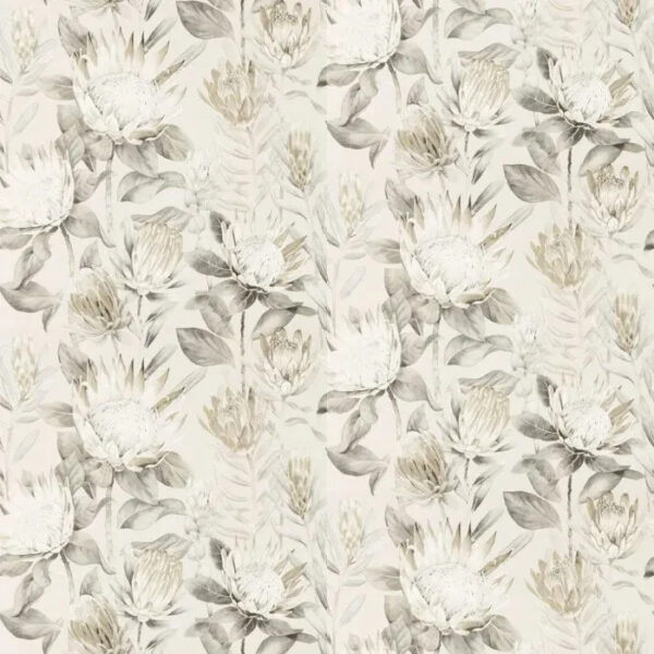 Sanderson - The Glasshouse - King Protea - Linen/Mica - 216647 - Batch AA7