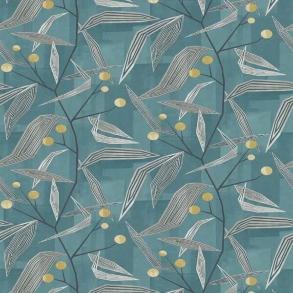 Harlequin - Zapara - Entity - Teal/Linden - 111691 - Batch BE