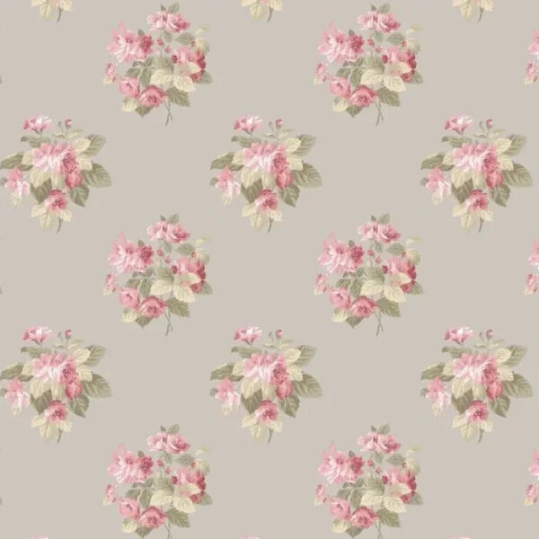 Galerie - Secret Garden -Classic Bouquet-Taupe/Beige/Raspy/Green-G78501-Batch 08