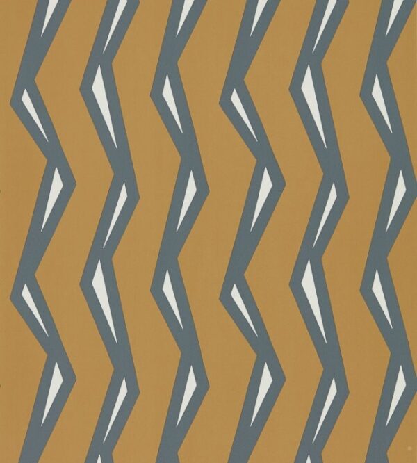 Scion Wallpaper - Nuevo - Rayo - Paprika/Charcoal - 111816 - Batch AB