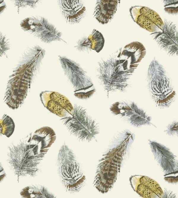 Thibaut - Imperial Garden - Birding - Aqua on Cream - T14258 - Batch 26